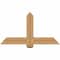 Ekena Millwork Eugene Smooth Timber Gable Bracket, Western Red Cedar, 48"W x 26"H x 5 1/2"D x 5 1/2"F, 13/12 Pitch GBW048X26X0606EUG00SWR - alternate 1